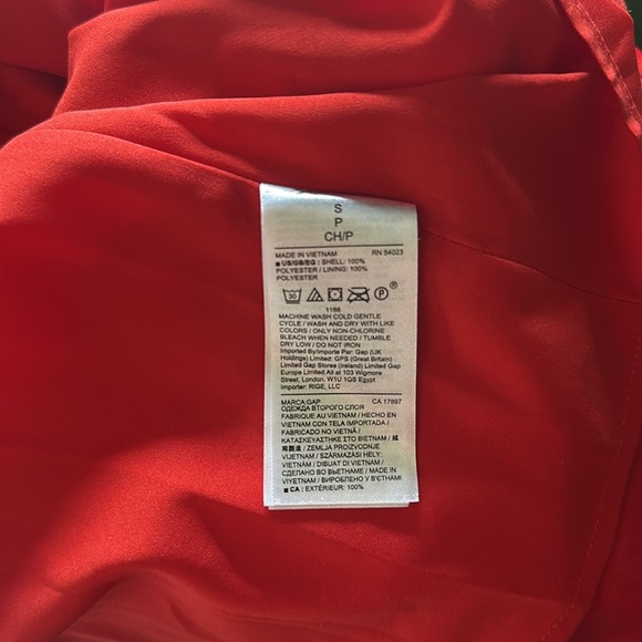 Gap red midi pleated skirt - Picture 3 of 3